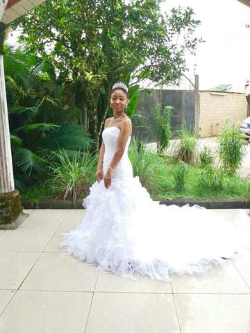 Diva Tracy - Ruffle Wedding Dress