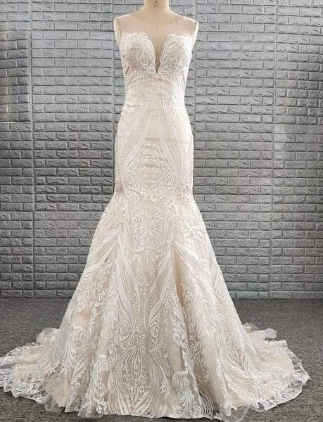 Florence Gown - Lace illusion