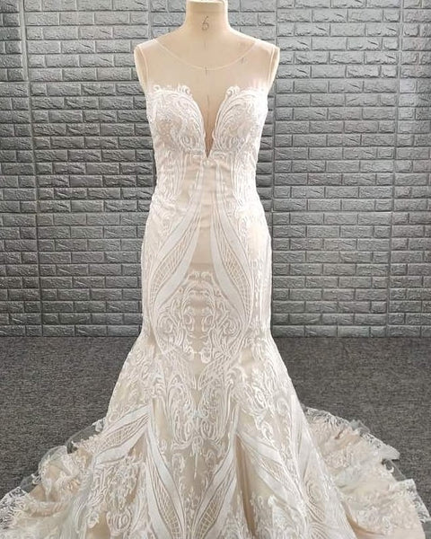 Florence Gown - Lace illusion