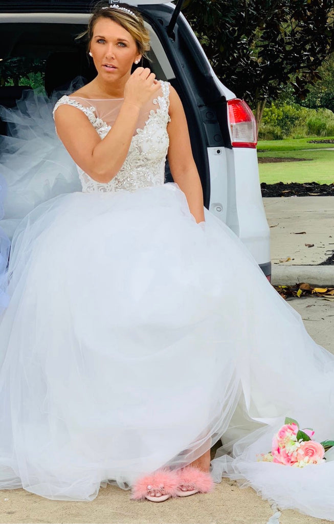 diamond corset wedding dress Luna